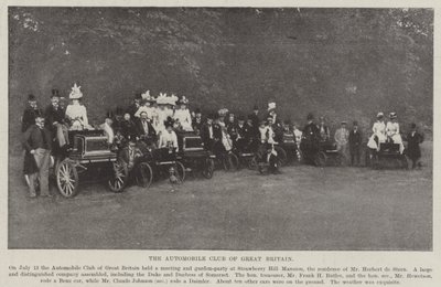 Automobilklubben i Storbritannien av English Photographer
