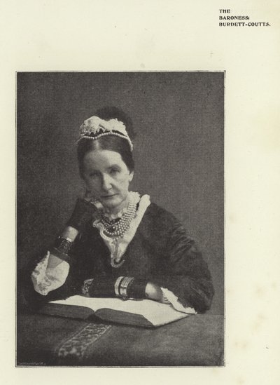 Friherrinnan Burdett-Coutts av English Photographer