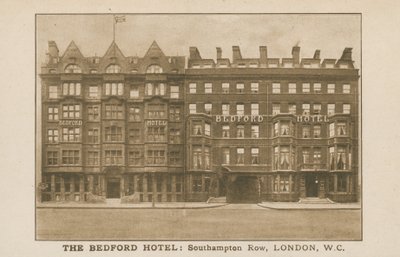 The Bedford Hotel, Southampton Row, London av English Photographer