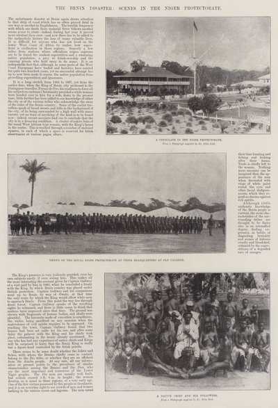 Benin-katastrofen, scener i Nigers protektorat av English Photographer