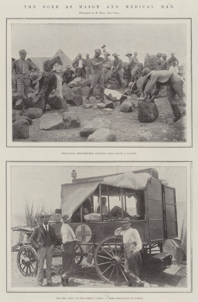 Boeren som Mason och Medical Man av English Photographer
