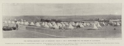 Det brittiska militärlägret vid Estcourt, som förstärks för hjälpen av Ladysmith av English Photographer