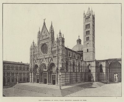 Katedralen i Siena, Italien, nyligen skadad av brand av English Photographer