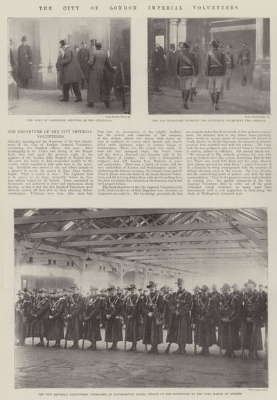 The City of London Imperial Volunteers av English Photographer