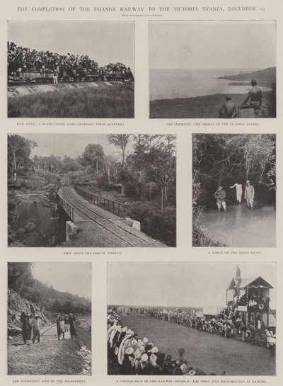 Slutförandet av Ugandas järnväg till Victoria Nyanza, 19 december av English Photographer
