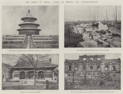 Krisen i Kina, synpunkter i Peking och grannskapet av English Photographer