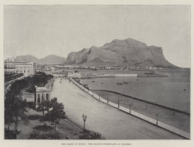 Krisen på Sicilien, sjöpromenaden i Palermo av English Photographer