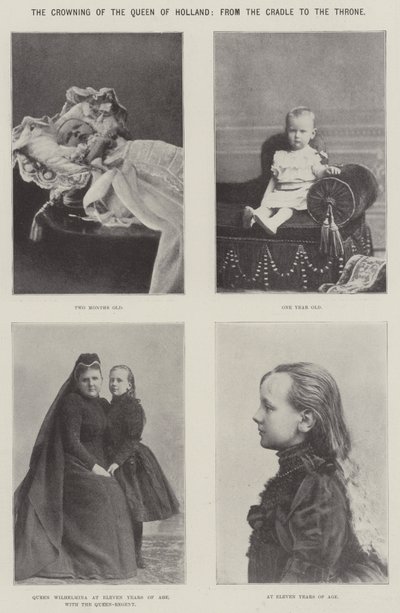 Krönandet av drottningen av Holland, från vaggan till tronen av English Photographer