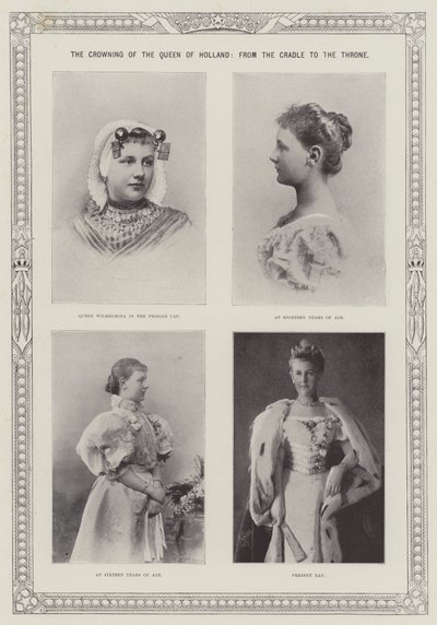 Krönandet av drottningen av Holland, från vaggan till tronen av English Photographer