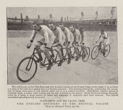 Cykelolyckan vid Crystal Palace av English Photographer