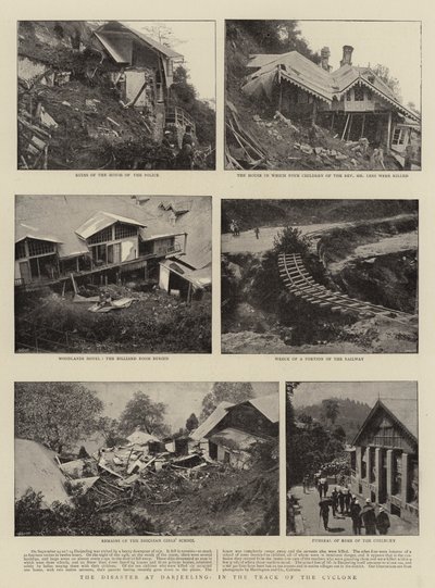 Katastrofen vid Darjeeling, i spåret av cyklonen av English Photographer