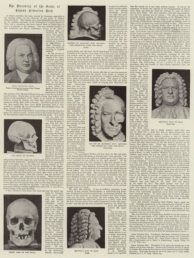 Upptäckten av Johann Sebastian Bachs grav av English Photographer