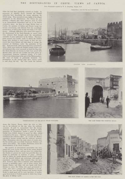 Störningarna på Kreta, utsikt över Candia av English Photographer