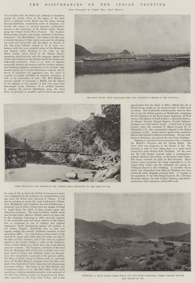 Störningarna på den indiska gränsen av English Photographer