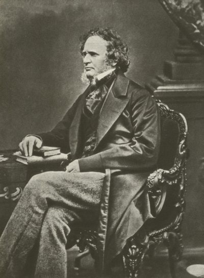 The Earl of Derby, premiärminister (s/v foto) av English Photographer
