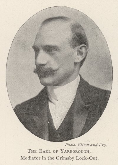 The Earl of Yarborough, medlare i Grimsby Lock-out av English Photographer
