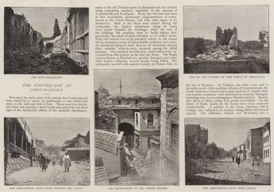 Jordbävningen i Konstantinopel av English Photographer