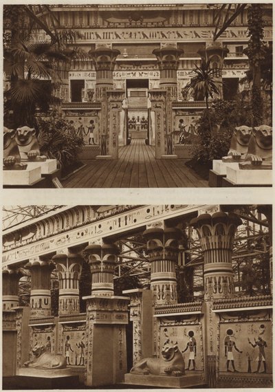 Den egyptiska domstolen av English Photographer