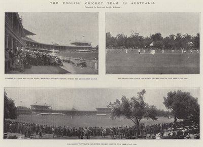Det engelska cricketlaget i Australien av English Photographer