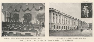 Utvidgningen av Imperial Public Library i St Petersburg av English Photographer