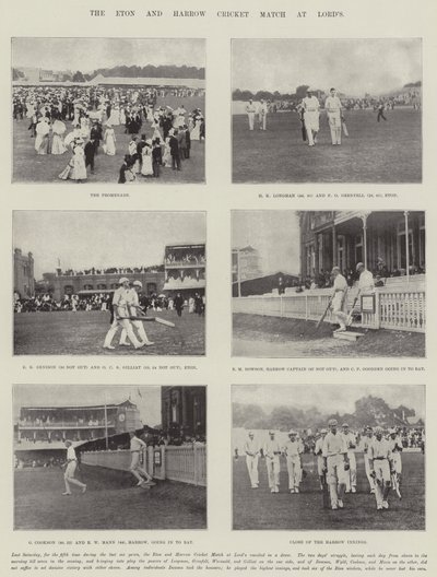 Eton och Harrow Cricket Match på Lords av English Photographer
