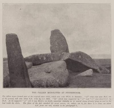 De fallna monoliterna vid Stonehenge av English Photographer