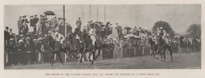 The Finish of the Eclipse Stakes, 19 juli, Epsom Lad vinner med en Head från Ian av English Photographer