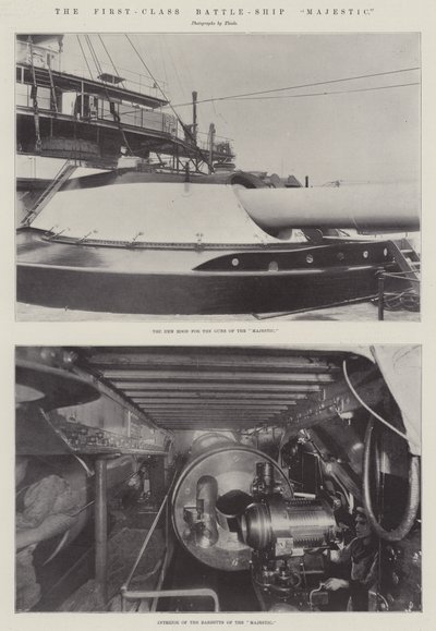Första klassens Battle-Ship Majestic av English Photographer