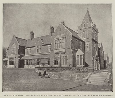 Fletchers konvalescenthem i Cromer, för patienter på Norfolk och Norwich Hospital av English Photographer
