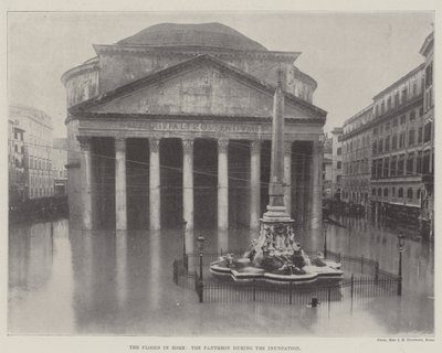 Översvämningarna i Rom, Pantheon under översvämningen av English Photographer
