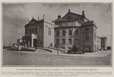 De kommande Wagner-cyklerna i München, New Prinz Regenten-teatern av English Photographer