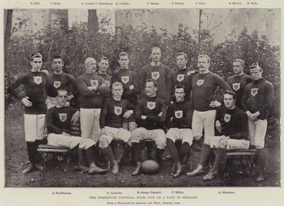Frankfort fotbollslag, nu på besök i England av English Photographer