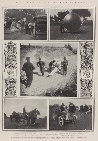 Den franska arméns manövrar av English Photographer