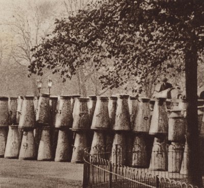 Generalstrejken 1926, mjölkdepån i Hyde Park London av English Photographer