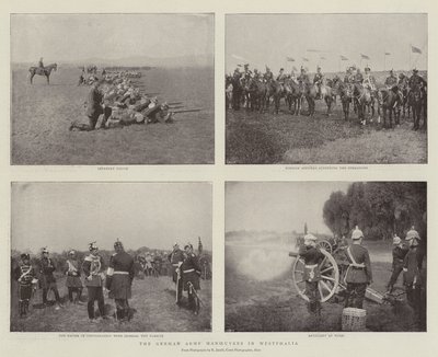 Den tyska armén manövrar i Westfalen av English Photographer
