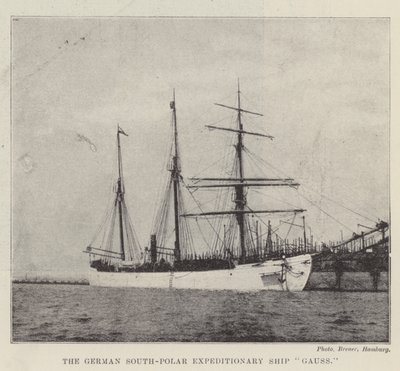 Det tyska sydpolära expeditionsfartyget Gauss av English Photographer