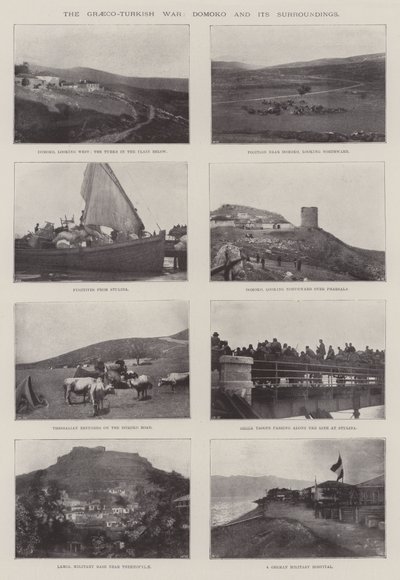 Det grekisk-turkiska kriget, Domoko och dess omgivningar av English Photographer