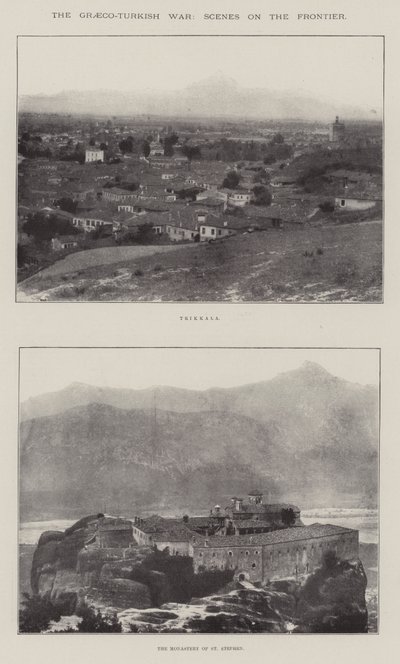 Det grekisk-turkiska kriget, scener på gränsen av English Photographer