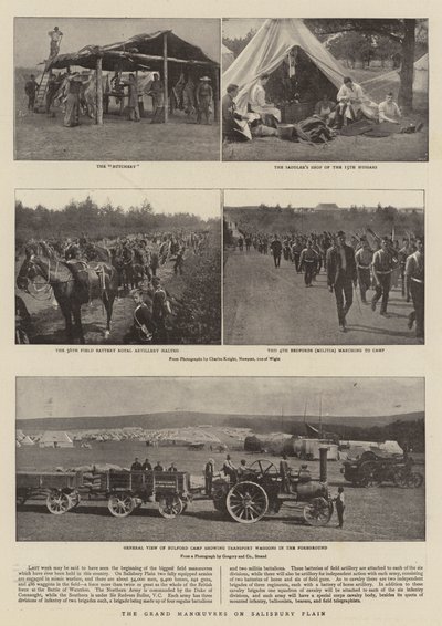 De stora manövrarna på Salisbury Plain av English Photographer