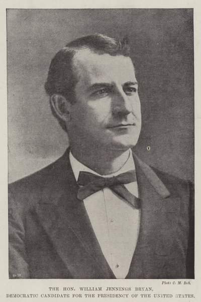 Den ärade William Jennings Bryan, demokratisk kandidat för presidentskapet i USA av English Photographer