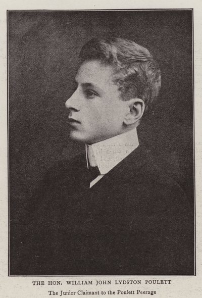 Den ärade William John Lydston Poulett av English Photographer