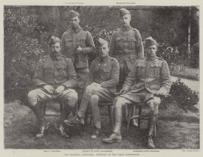 The Imperial Yeomanry, officerare i den första kontingenten av English Photographer
