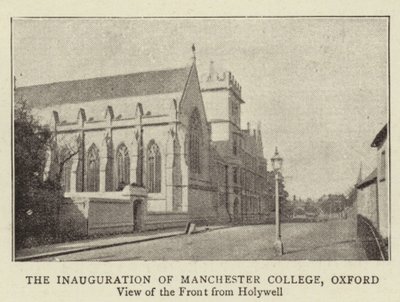 Invigningen av Manchester College, Oxford av English Photographer
