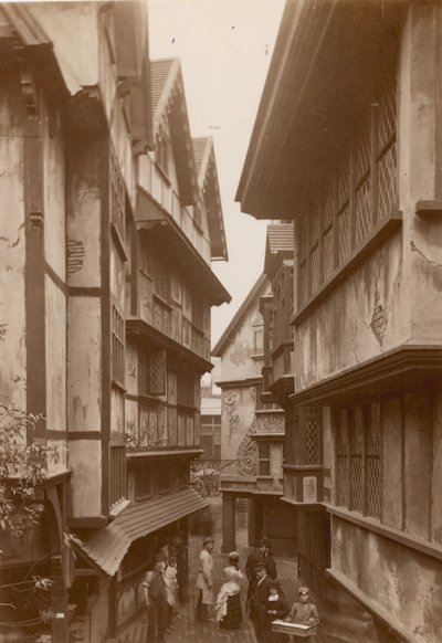 The International Health Exhibition at South Kensington: Reproduction of London in the Olden Time av English Photographer