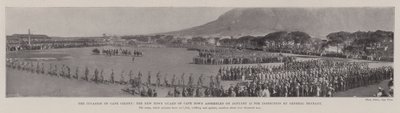 The Invasion of Cape Colony, New Town Guard of Cape Town samlades den 12 januari för inspektion av General Brabant av English Photographer