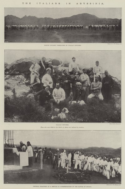 Italienarna i Abessinien av English Photographer