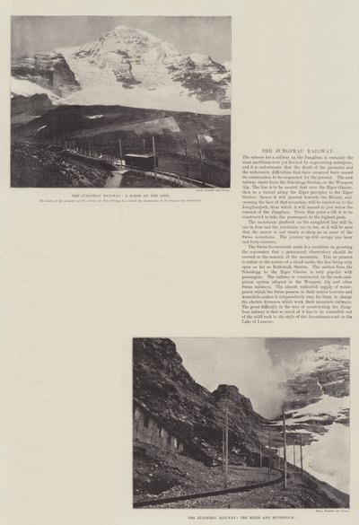 Jungfrau Järnvägen av English Photographer