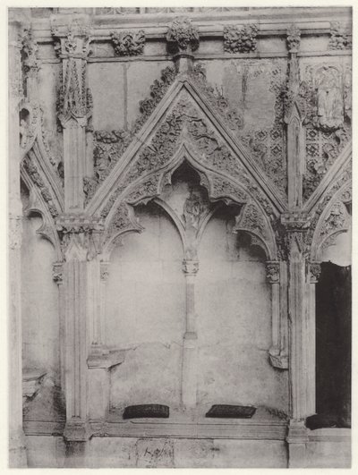 The Lady Chapel, Ely Cathedral: South Side, from East, I (s/v foto) av English Photographer