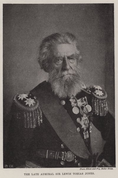 Den framlidne amiralen Sir Lewis Tobias Jones av English Photographer