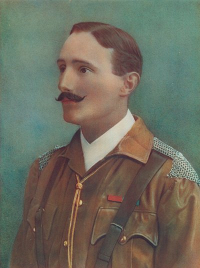 Den framlidne kaptenen Hon. R. H. De Montmorency. Befaller De Montmorencys scouter av English Photographer